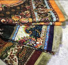 printed velvet floor carpet at rs 550