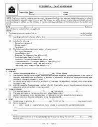 Form Samples Tenant Lease Rental Contract Example Uk Free Agreement
