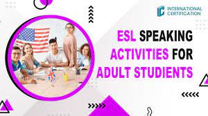esl speaking activities and games for