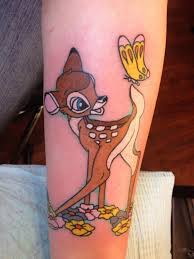 Bambi is the title character in felix salten's 1923 novel bambi, a life in the woods and its sequel bambi's children, as well as the disney animated films bambi and bambi ii. 23 Bambi Tattoo Ideas In 2021 Bambi Tattoo Bambi Disney Tattoos