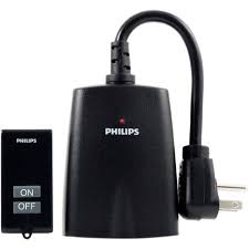 Philips 2 Outlet Phillips Outdoor On Off Remote Lighting Control Target