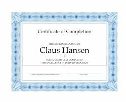 40 Fantastic Certificate Of Completion Templates Word