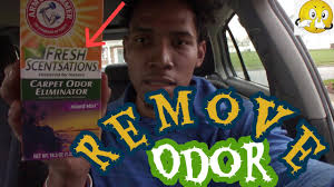 how to remove odor in your car with