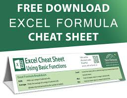 our best excel cheat sheets new