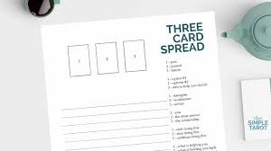 three card spread tarot reading