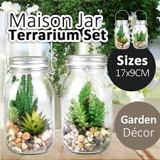 glass maison jar terrarium