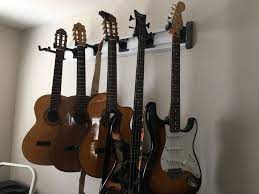 Very Low Cost Multi Guitar Wall Hanger