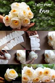 how to make a toilet paper rose so