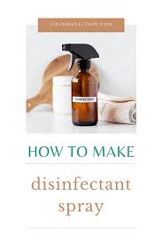 DIY Disinfectant Spray with Alcohol: Lysol Alternative