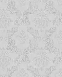 Helena Grey Wallpaper Sample Silk