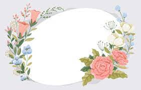 flower frame vector art icons and