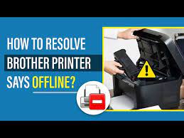 brother printer says offline