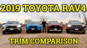 Ultimate 2019 Toyota Rav4 Comparison Le Xle Adventure Limited