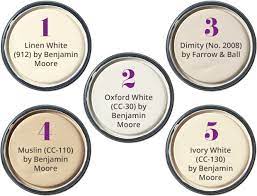 House Home Top 5 White Paint Colors