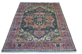 hand knotted woolen printed carpet