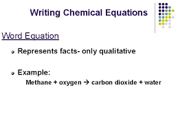 chemical equations reactions materials
