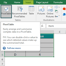 pivot table add column in excel