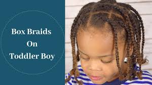 To inspire little boys with. Box Braids On Toddler Boy Youtube