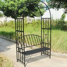 hot ing wrought iron garden bench