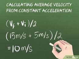 How To Calculate Average Velocity 12