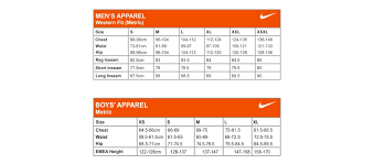 Nike Size Chart Mens Kids 2 Rjm Sports