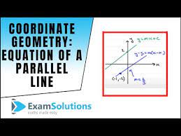 Coordinate Geometry Equation Of A