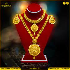 gold plated necklace indian nepali