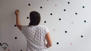 How To Make Painted Polka Dots Wall