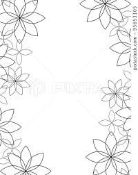 line drawing flower background vertical