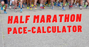 half marathon pace calculator sd chart