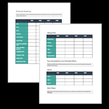 free operations plan template