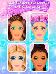 eye makeup beauty game on the app