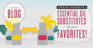 Essential Oil Substitution Guide Young Living Essential Oils