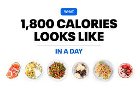 1 800 calorie meal plan what does it