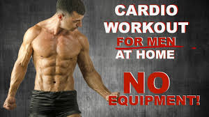 cardio workout for men at home no