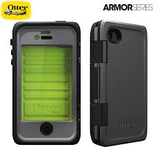 Iphone 4 case,apple iphone 4 4s case,shockproof heavy duty combo hybrid defender high impact body rugged hard pc. Otterbox Armor Series Waterproof Case For Iphone 4s 4 Neon Grey