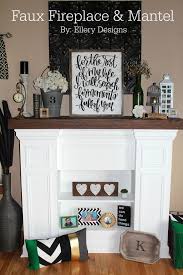 Handmade Faux Fireplace Mantel