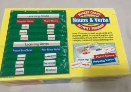 Lakeshore Learning Nouns And Verbs Pocket Chart Activity Program