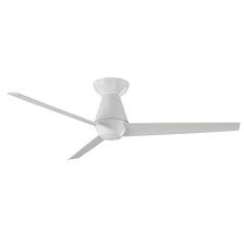 Flush mount ceiling fans, sometimes referred to as low profile ceiling fans, are designed to maximize headroom when ceiling height is limited. Modern Forms 52 3 Blade Outdoor Led Smart Flush Mount Ceiling Fan With Remote Control And Light Kit Included Reviews Wayfair