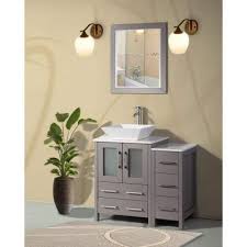 Including the vanity and assorted top these sets offer the perfect balance between. Square Single Sink Bathroom Vanities Bath The Home Depot