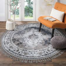 round rug bamboo silk rug machine