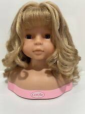 corolle doll styling head hair make up