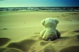 Pictures of sad teddy bear lost & lonely feeling after love break up