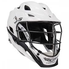 Cascade S Youth White Helmet Black Cage