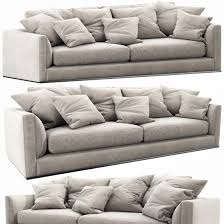 b b italia richard sofa 3d model for