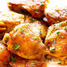 crispy oven baked en thighs easy