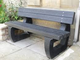 recycled plastic garden bench 3 seater