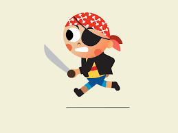 angry pirate 😈 by Zakmotion on Dribbble