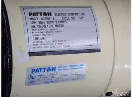 used patton fan motor hgr industrial