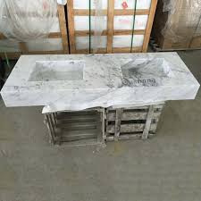 Check out our extensive range of bathroom sink vanity units and bathroom vanity units. Prefab Carrara White Marble Bathroom Vanity Top Double Sink Buy Marble Vanity Double Sink Double Marble Sink Marble Sink Product On Alibaba Com
